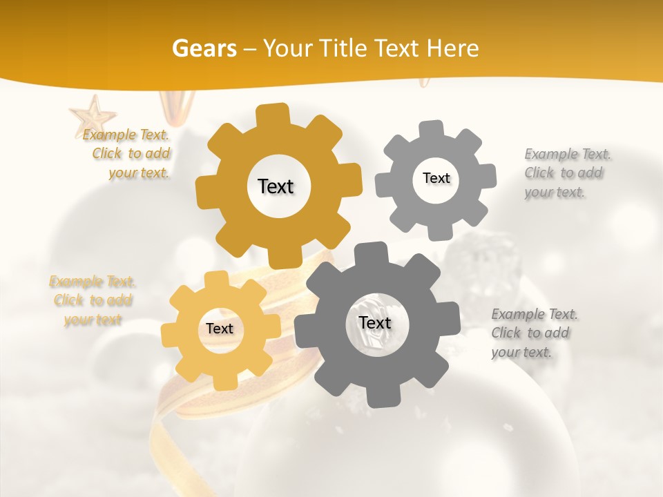 Christmas Celebration Fluffy PowerPoint Template