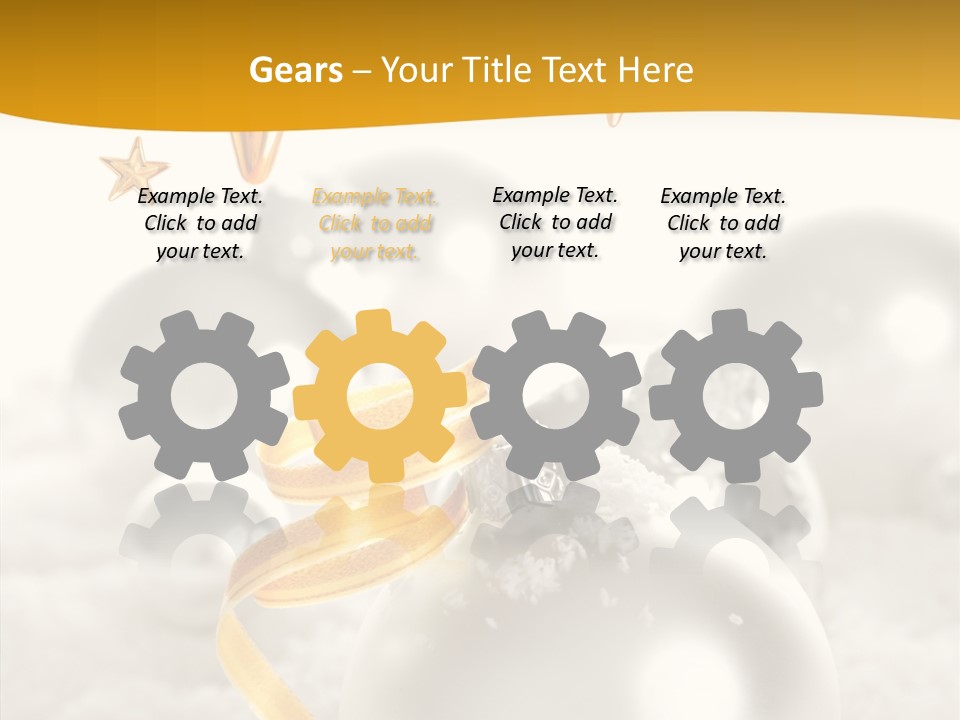 Christmas Celebration Fluffy PowerPoint Template