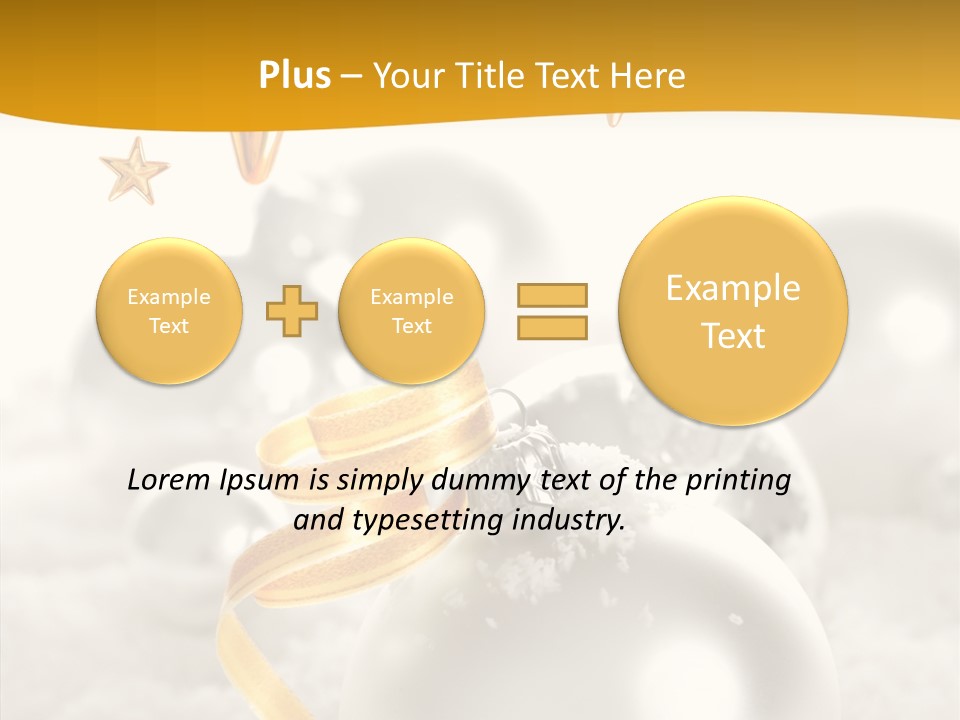 Christmas Celebration Fluffy PowerPoint Template