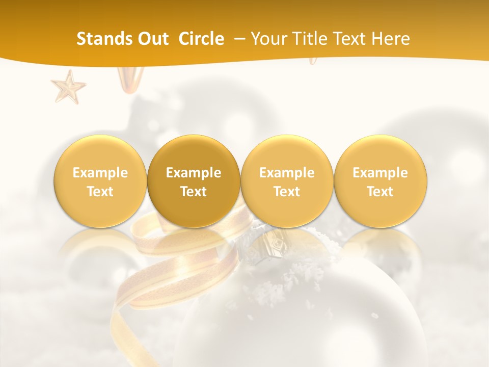 Christmas Celebration Fluffy PowerPoint Template