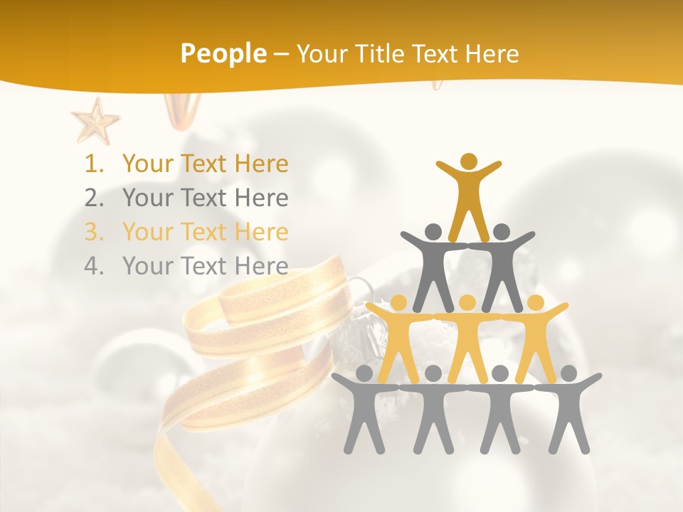 Christmas Celebration Fluffy PowerPoint Template