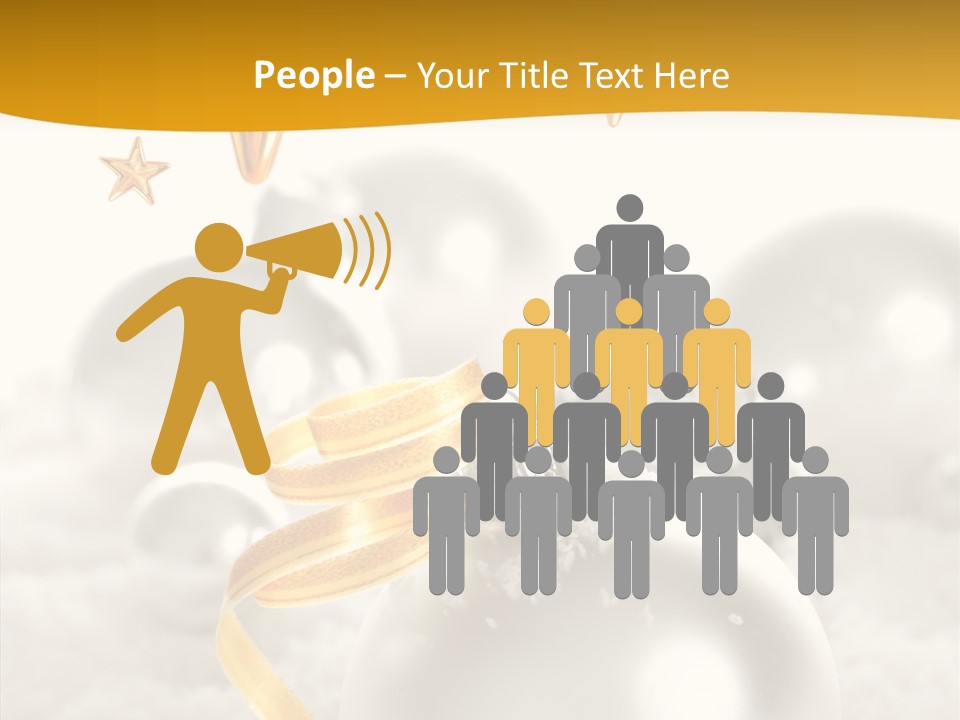 Christmas Celebration Fluffy PowerPoint Template