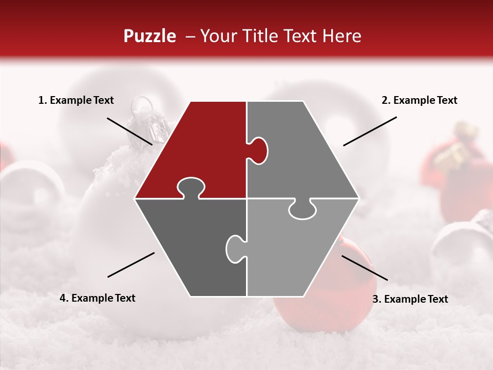 Isolated Snow Glass PowerPoint Template