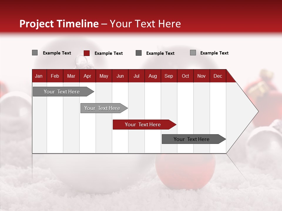 Isolated Snow Glass PowerPoint Template