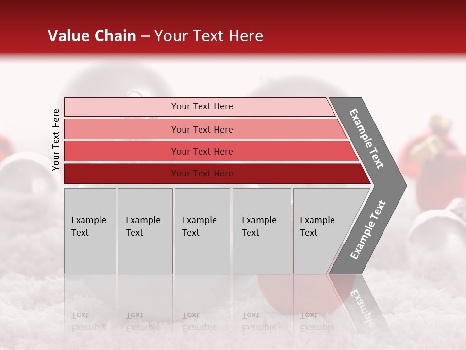 Isolated Snow Glass PowerPoint Template