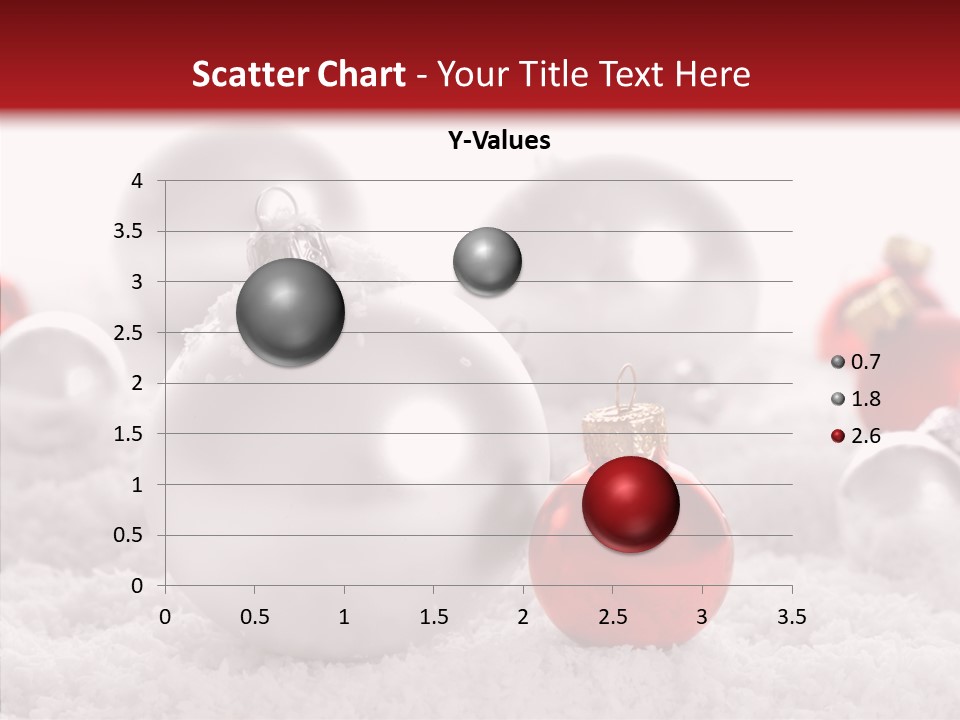 Isolated Snow Glass PowerPoint Template