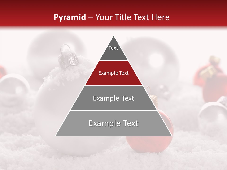 Isolated Snow Glass PowerPoint Template
