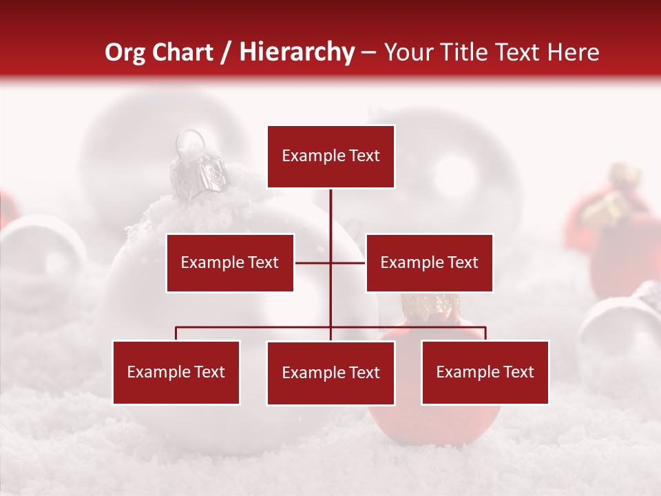 Isolated Snow Glass PowerPoint Template