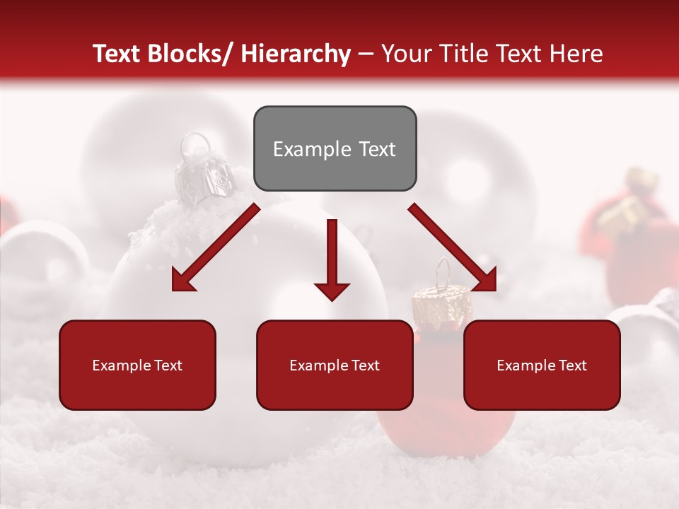 Isolated Snow Glass PowerPoint Template