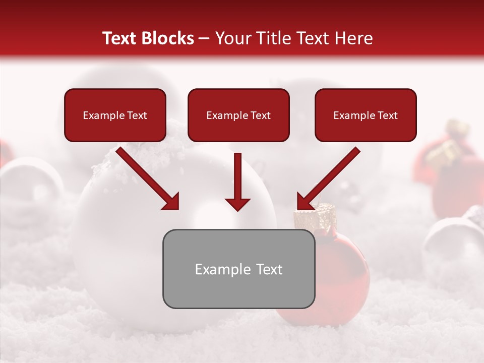 Isolated Snow Glass PowerPoint Template