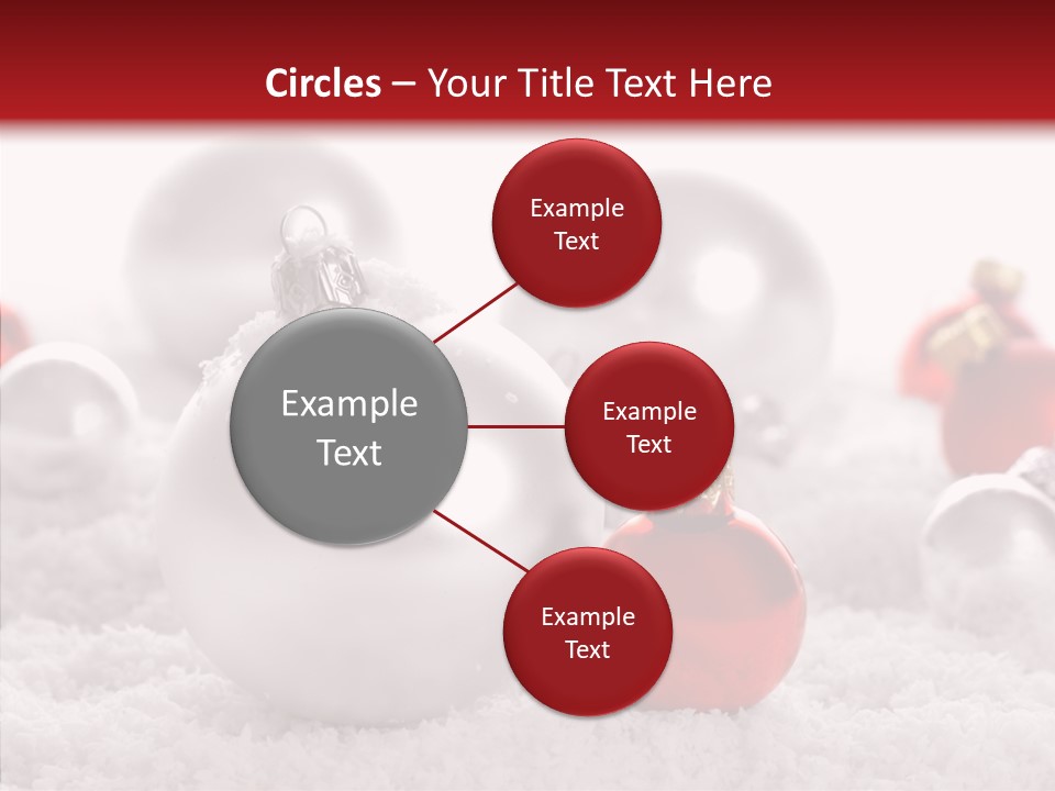Isolated Snow Glass PowerPoint Template