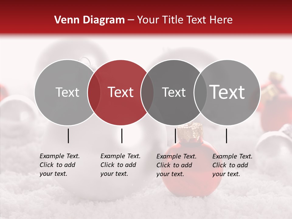 Isolated Snow Glass PowerPoint Template