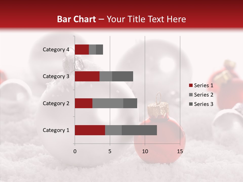 Isolated Snow Glass PowerPoint Template