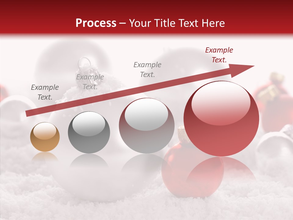 Isolated Snow Glass PowerPoint Template