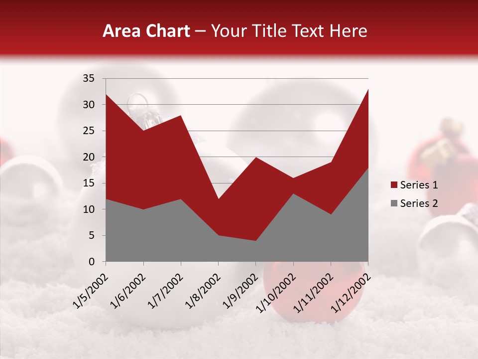 Isolated Snow Glass PowerPoint Template
