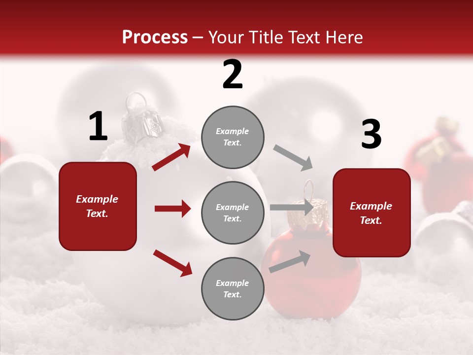Isolated Snow Glass PowerPoint Template