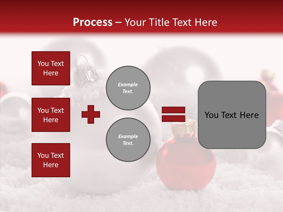 Isolated Snow Glass PowerPoint Template