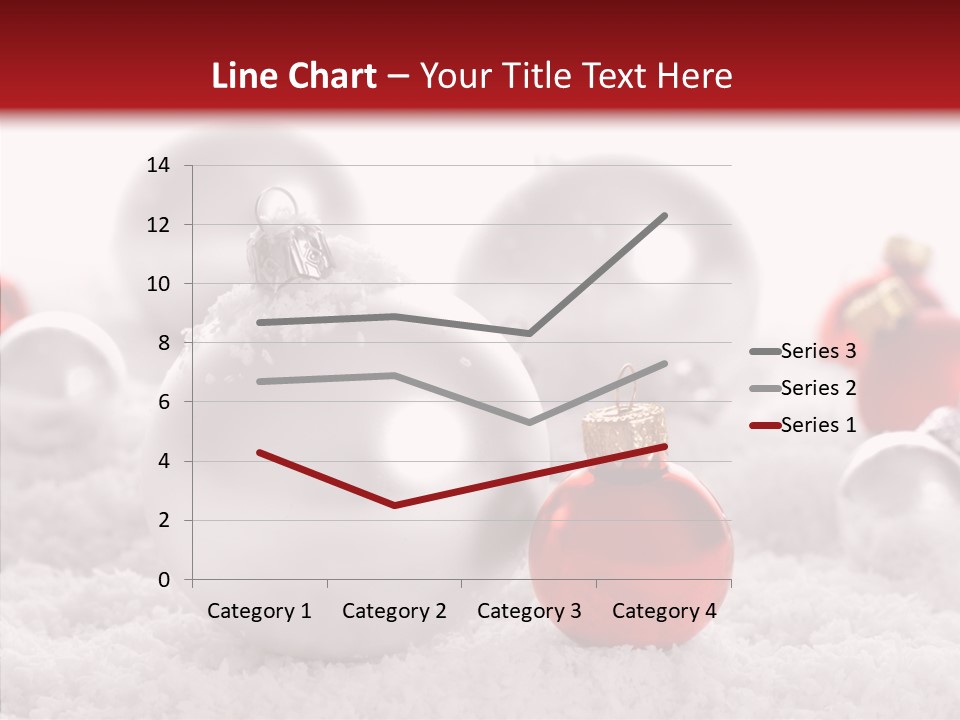 Isolated Snow Glass PowerPoint Template