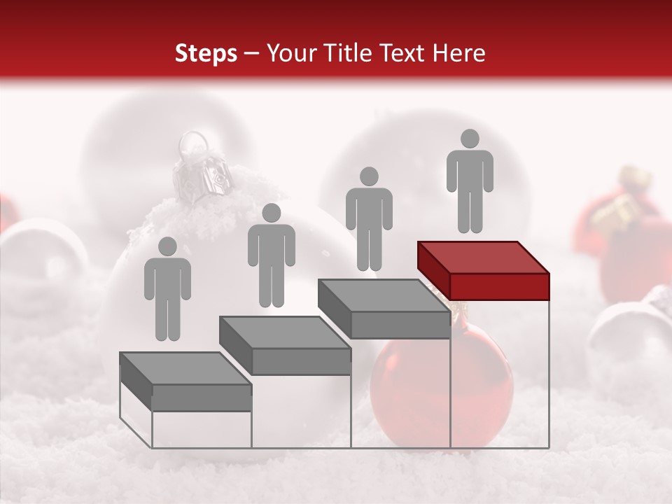 Isolated Snow Glass PowerPoint Template