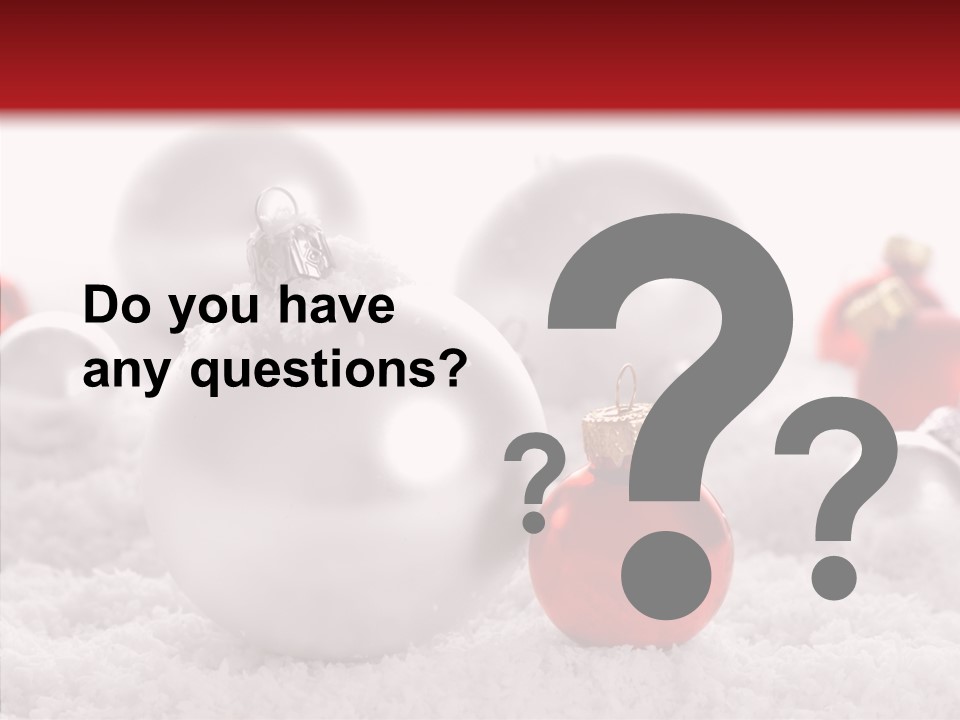 Isolated Snow Glass PowerPoint Template