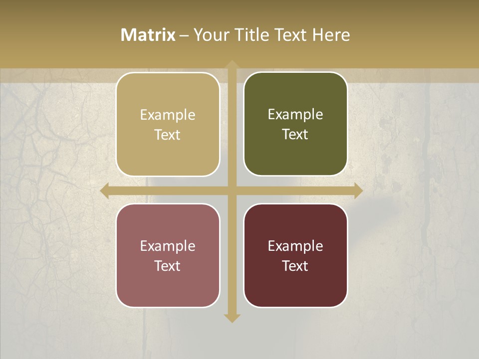 Palm Violence Spooky PowerPoint Template