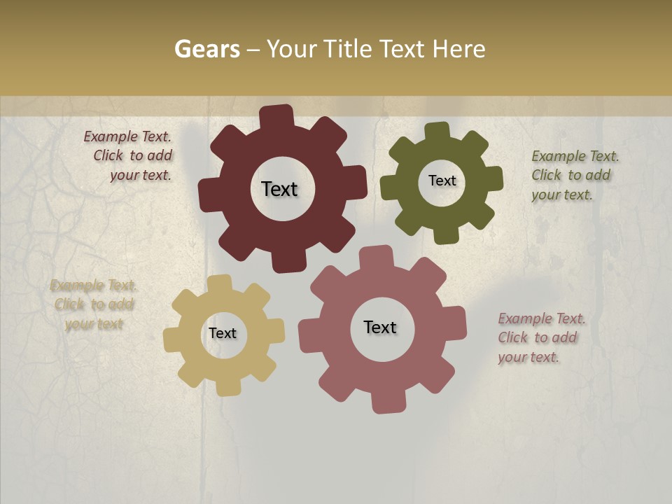 Palm Violence Spooky PowerPoint Template