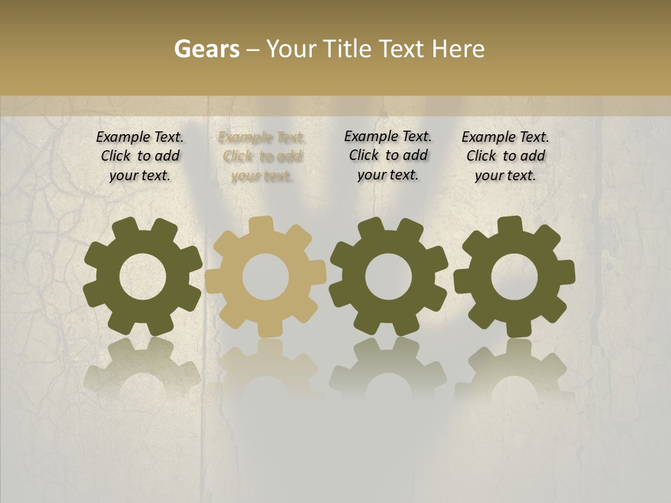 Palm Violence Spooky PowerPoint Template