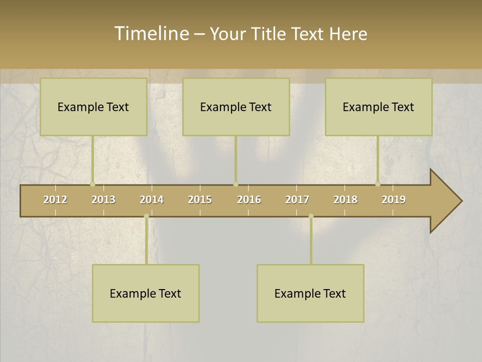 Palm Violence Spooky PowerPoint Template