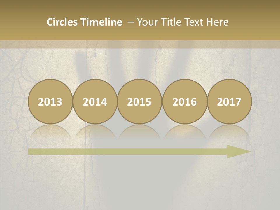 Palm Violence Spooky PowerPoint Template