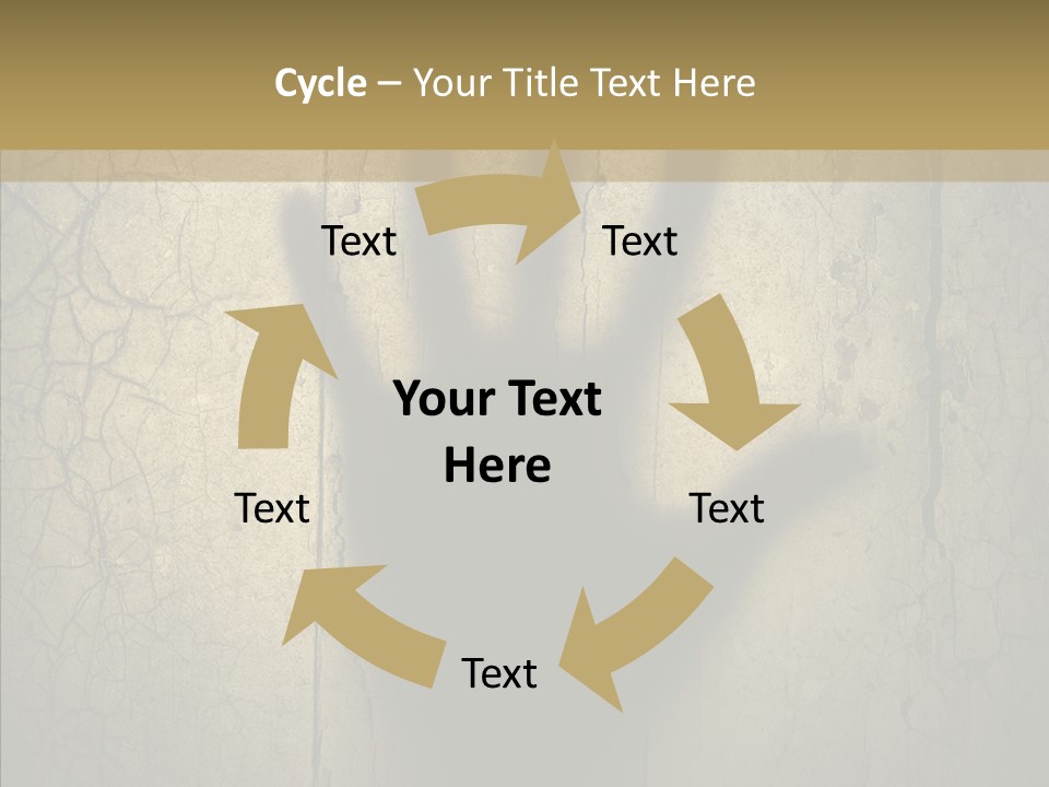 Palm Violence Spooky PowerPoint Template