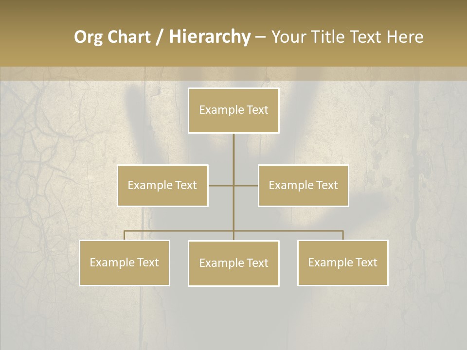 Palm Violence Spooky PowerPoint Template