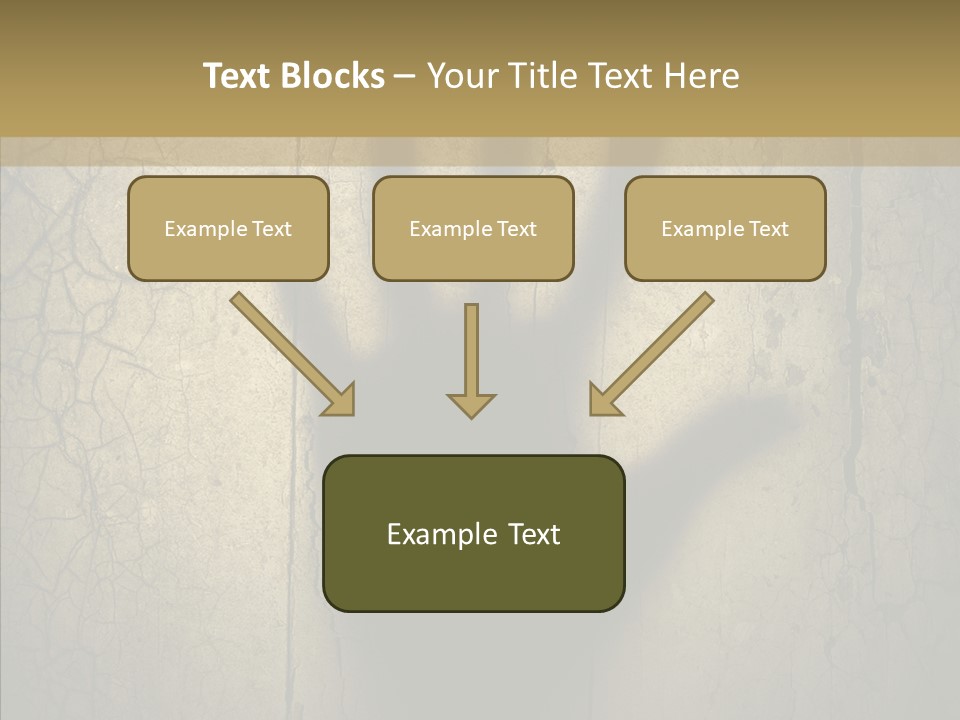 Palm Violence Spooky PowerPoint Template