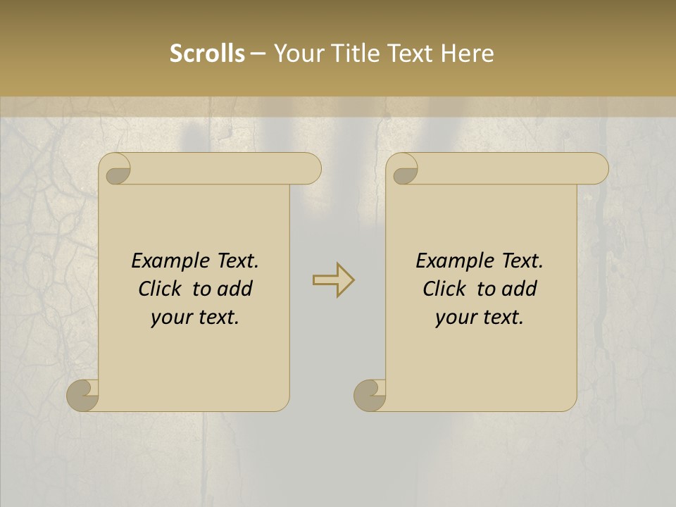 Palm Violence Spooky PowerPoint Template