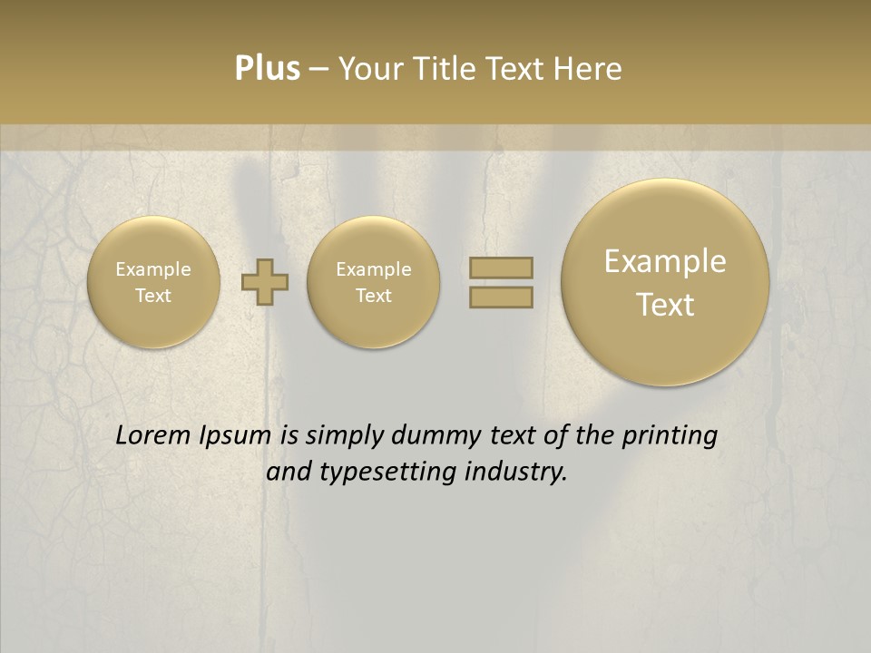 Palm Violence Spooky PowerPoint Template