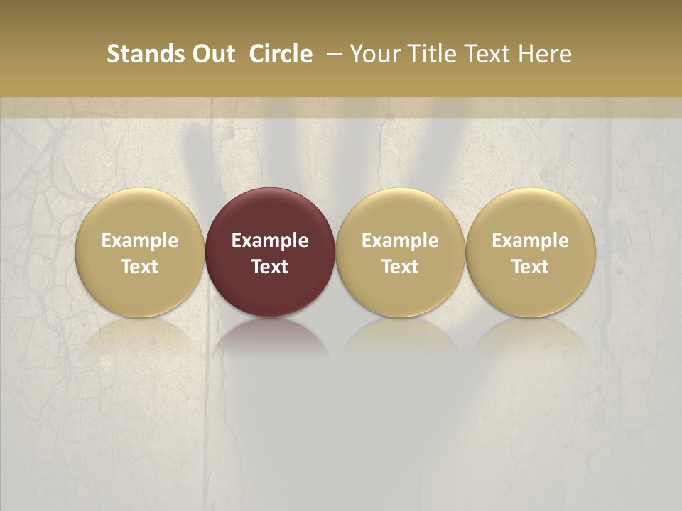 Palm Violence Spooky PowerPoint Template