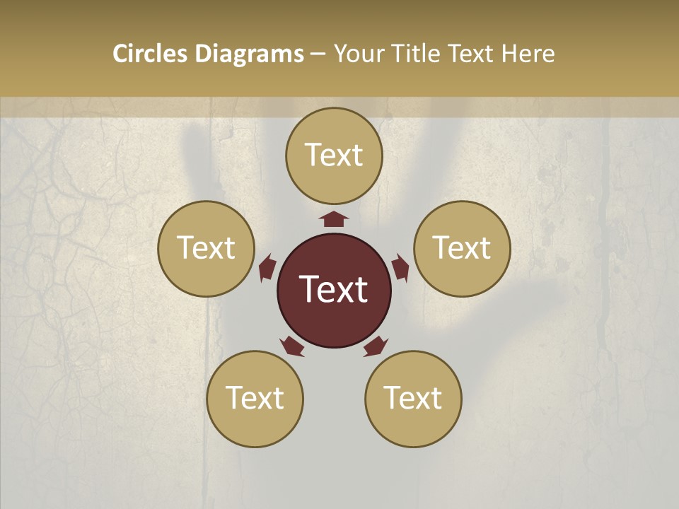 Palm Violence Spooky PowerPoint Template