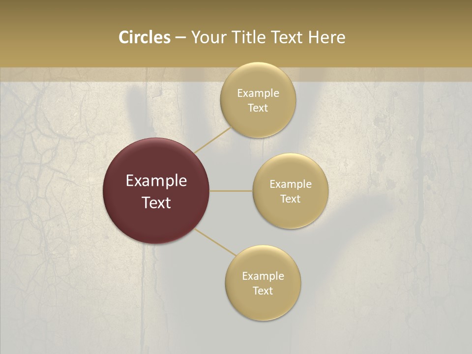 Palm Violence Spooky PowerPoint Template