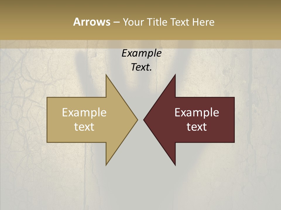 Palm Violence Spooky PowerPoint Template