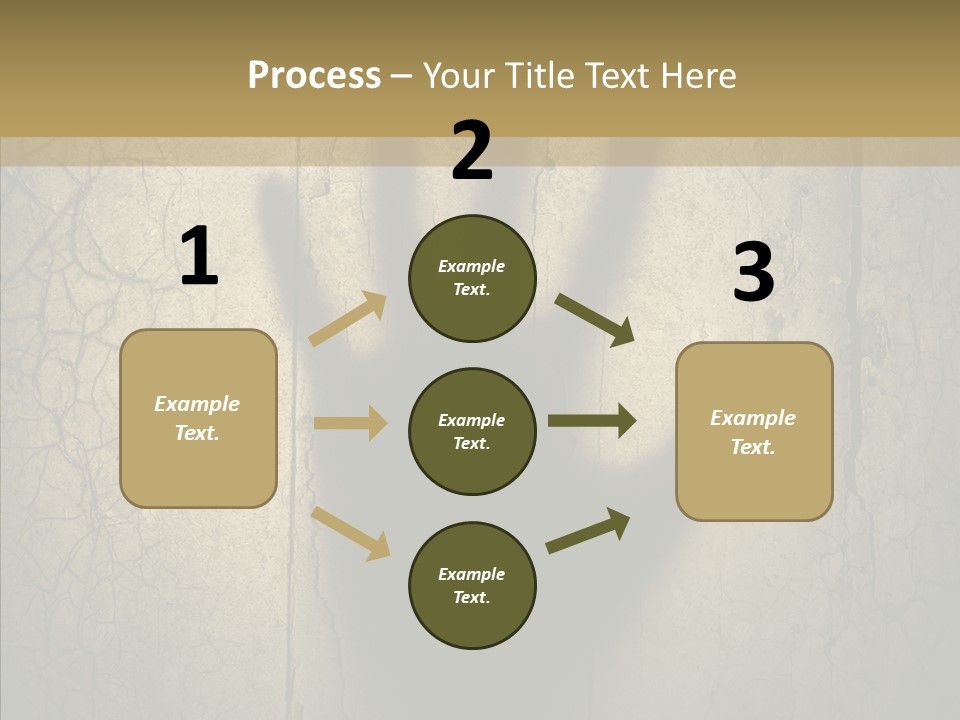 Palm Violence Spooky PowerPoint Template