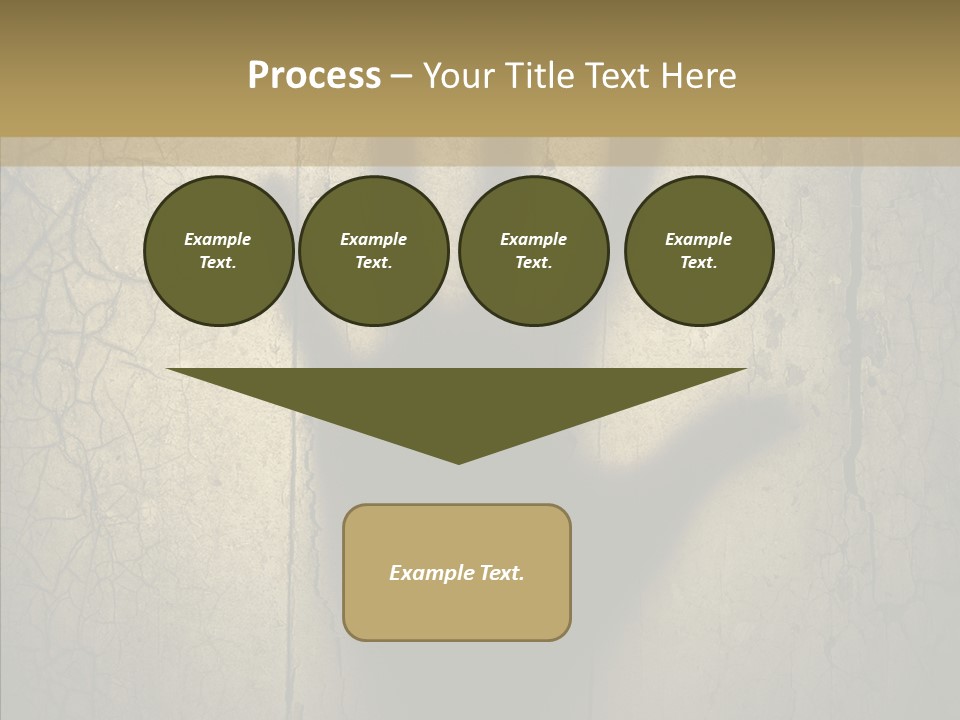 Palm Violence Spooky PowerPoint Template