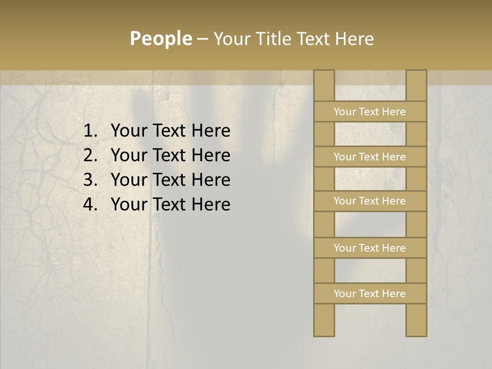 Palm Violence Spooky PowerPoint Template