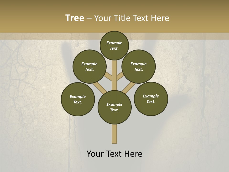 Palm Violence Spooky PowerPoint Template