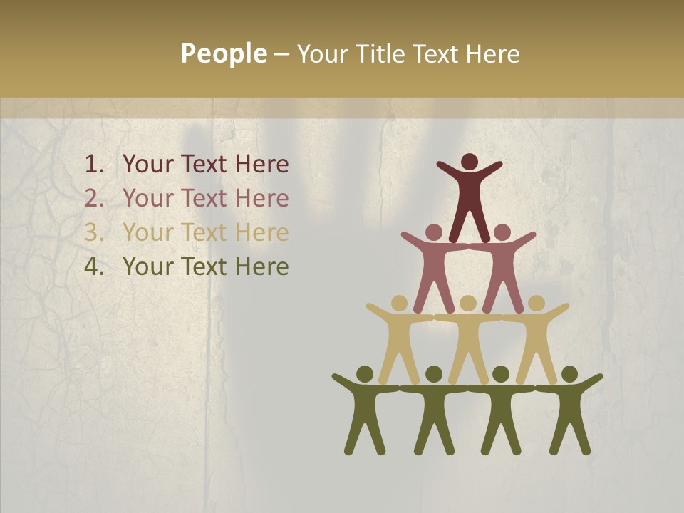 Palm Violence Spooky PowerPoint Template