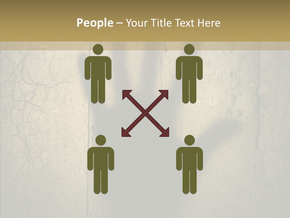 Palm Violence Spooky PowerPoint Template