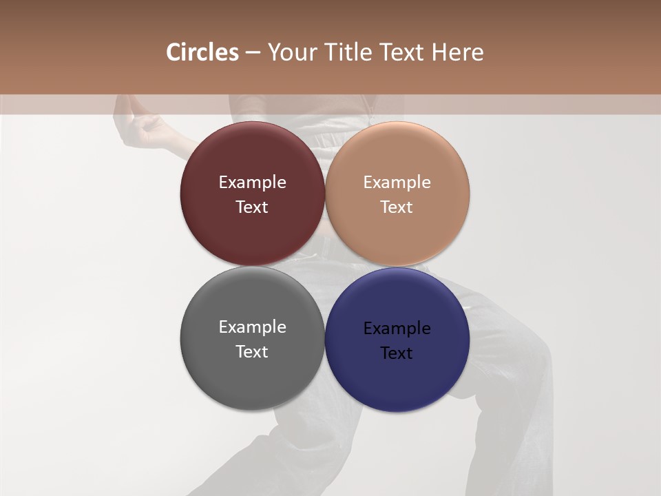 Adult Moving Performer PowerPoint Template