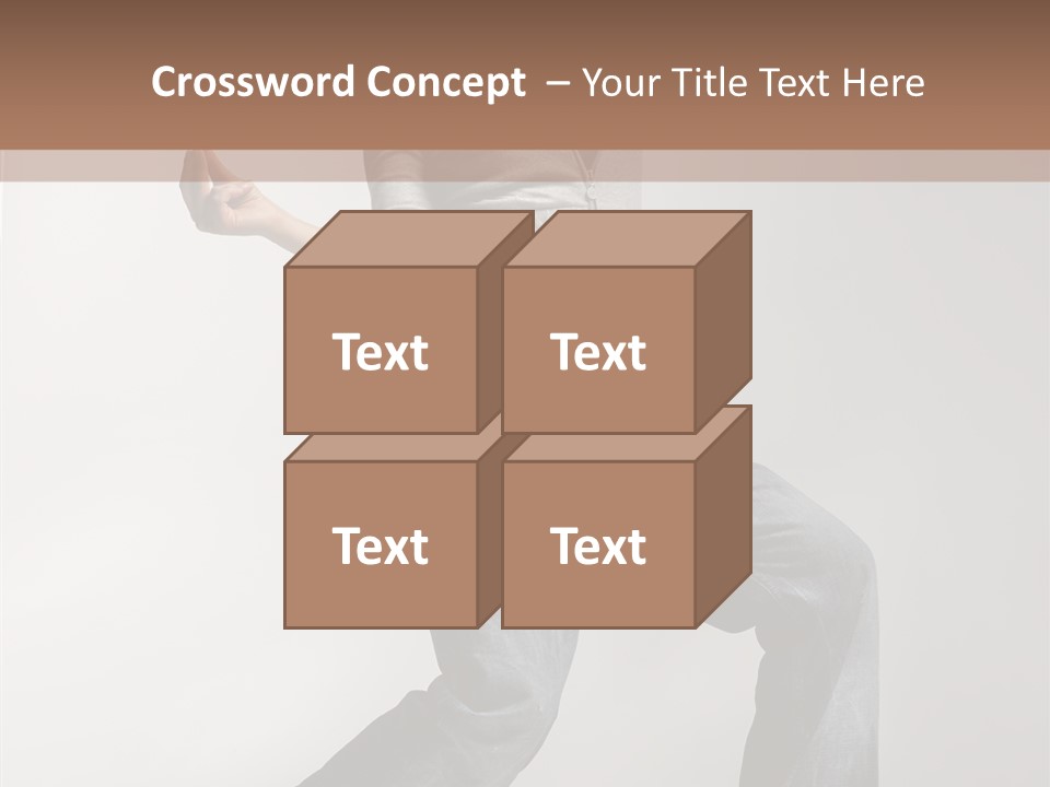 Adult Moving Performer PowerPoint Template
