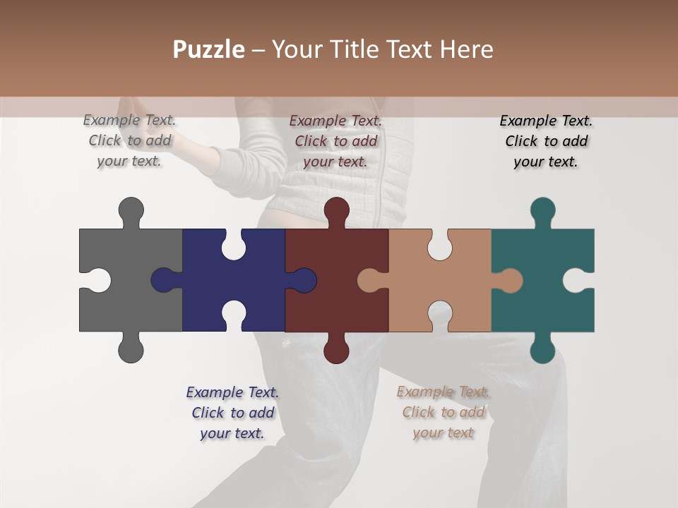 Adult Moving Performer PowerPoint Template