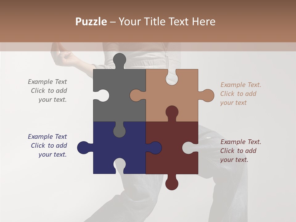 Adult Moving Performer PowerPoint Template