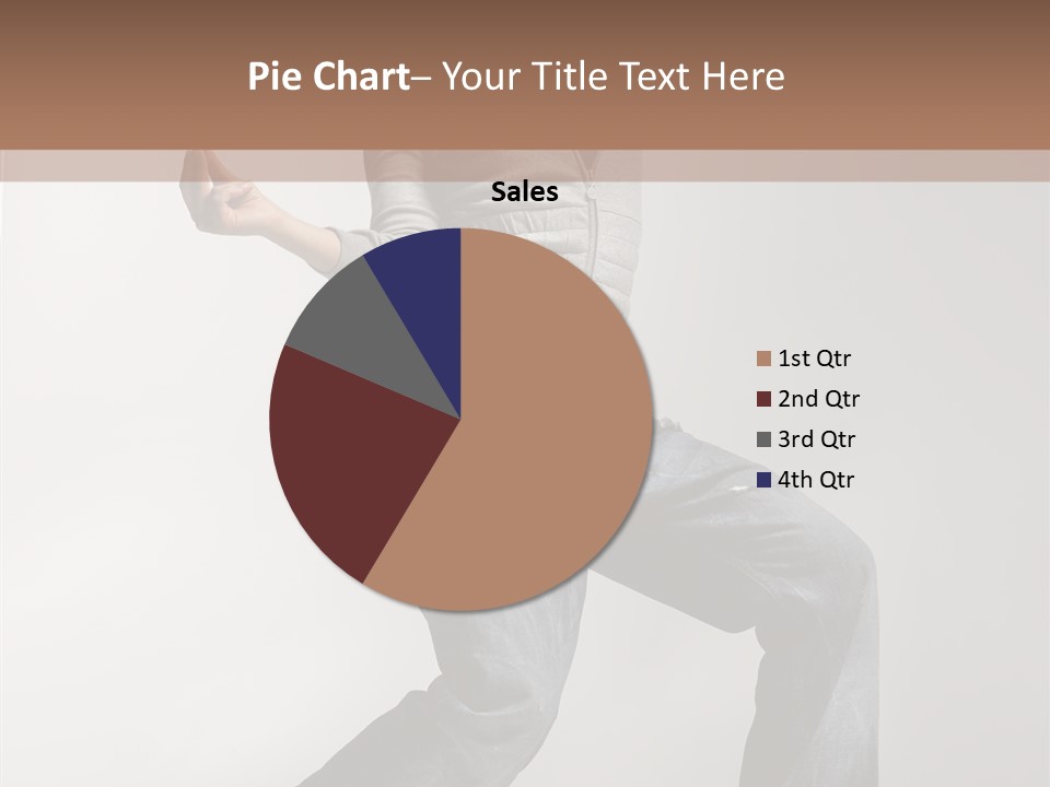 Adult Moving Performer PowerPoint Template