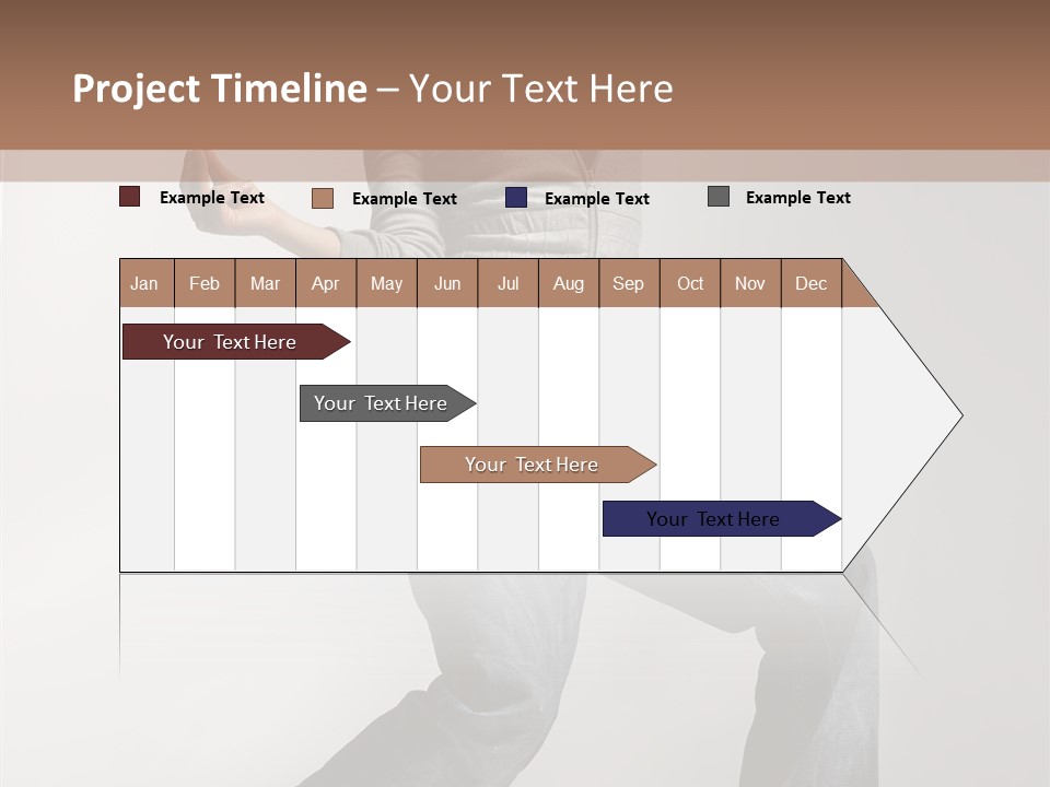Adult Moving Performer PowerPoint Template